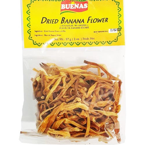 Buenas - Dried Banana Flower - Bulaklak ng Saging - 2 OZ