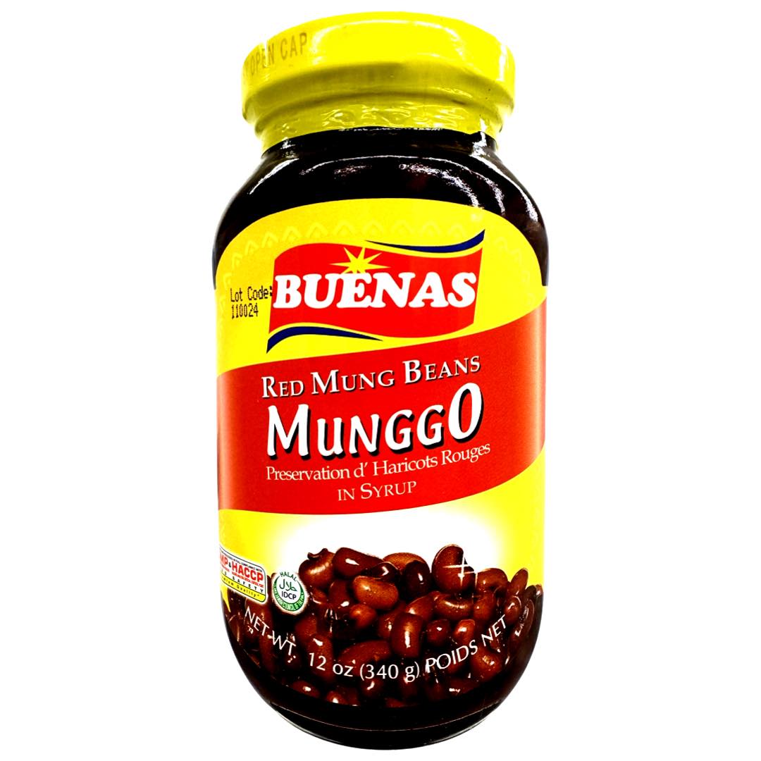 Buenas - Red Mung Beans Munggo in Syrup - 12 OZ