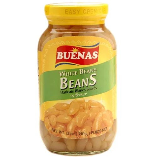 Buenas - White Beans in Syrup - 12 OZ