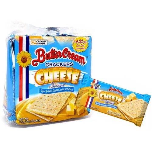 Butter Cream Cheese Spread Crackers 10 Pack (17 G) 170 G Sukli