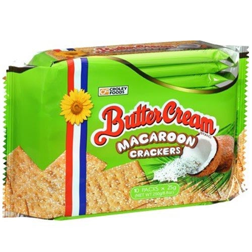 Butter Cream - Macaroon Crackers - 10 Pack - 25 G - 8.8 OZ