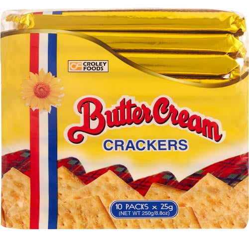 Butter Cream - Plain Crackers - 10 Pack - 25 G - 8.8 OZ