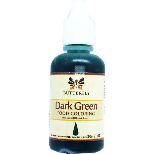 Butterfly - Dark Green Food Coloring - 30 ML – Sukli - Filipino Grocery