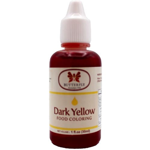 Butterfly - Dark Yellow Food Coloring - 30 ML