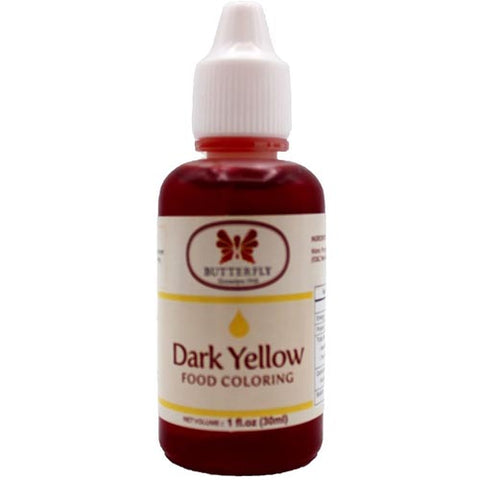 Butterfly - Dark Yellow Food Coloring - 30 ML
