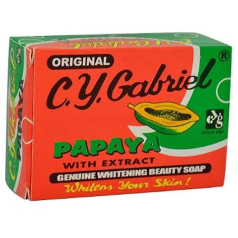 C.Y. Gabriel - Papaya with Extract - Genuine Whitening Beauty Soap - 135 G