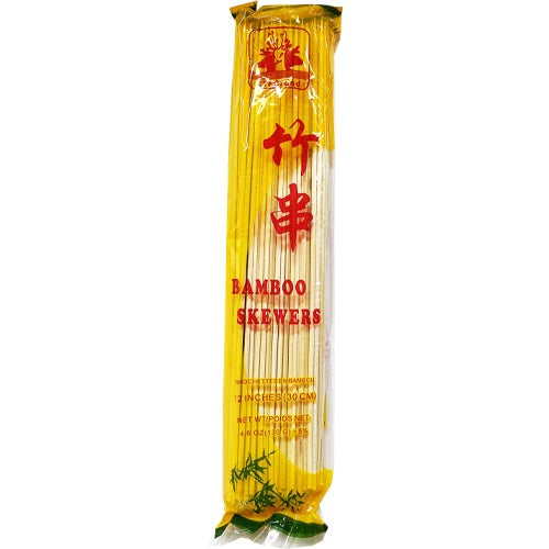 CTF Brand - Bamboo Skewers - BBQ Sticks - 100 Pieces