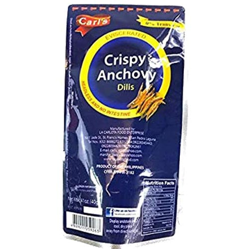 Carl's - Crispy Anchovies - Dilis - Regular - 40 G