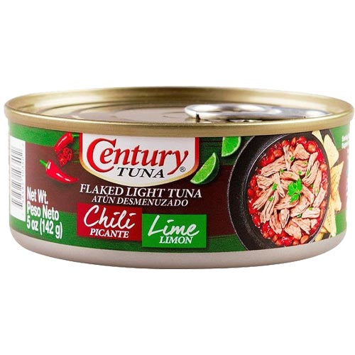 Century Tuna - Flaked Light Tuna - Chili Lime  - 142 G