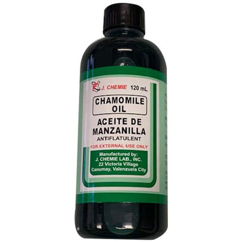 Chamomile Oil - Aceite De Manzanilla - Antiflatulent -For External Use Only - 120 ML
