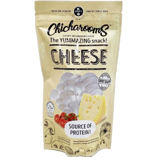 Chicharooms - Crispy Mushroom Chips - Cheese - 100 G