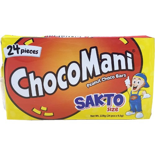 ChocoMani - Peanut Choco Bars - Sakto Size - 228 G