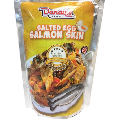 Dandy's Brand - Salted Egg Salmon Skin - Premium Quality - 113 G