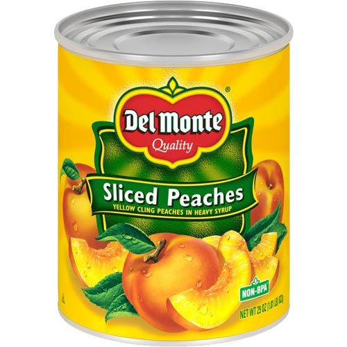 Del Monte - Sliced Peaches Yellow Cling Peaches in Heavy Syrup - 30 OZ
