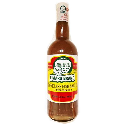 E-Mars Brand - Lingayen Boneless Fish Sauce - Tirong - 25 OZ