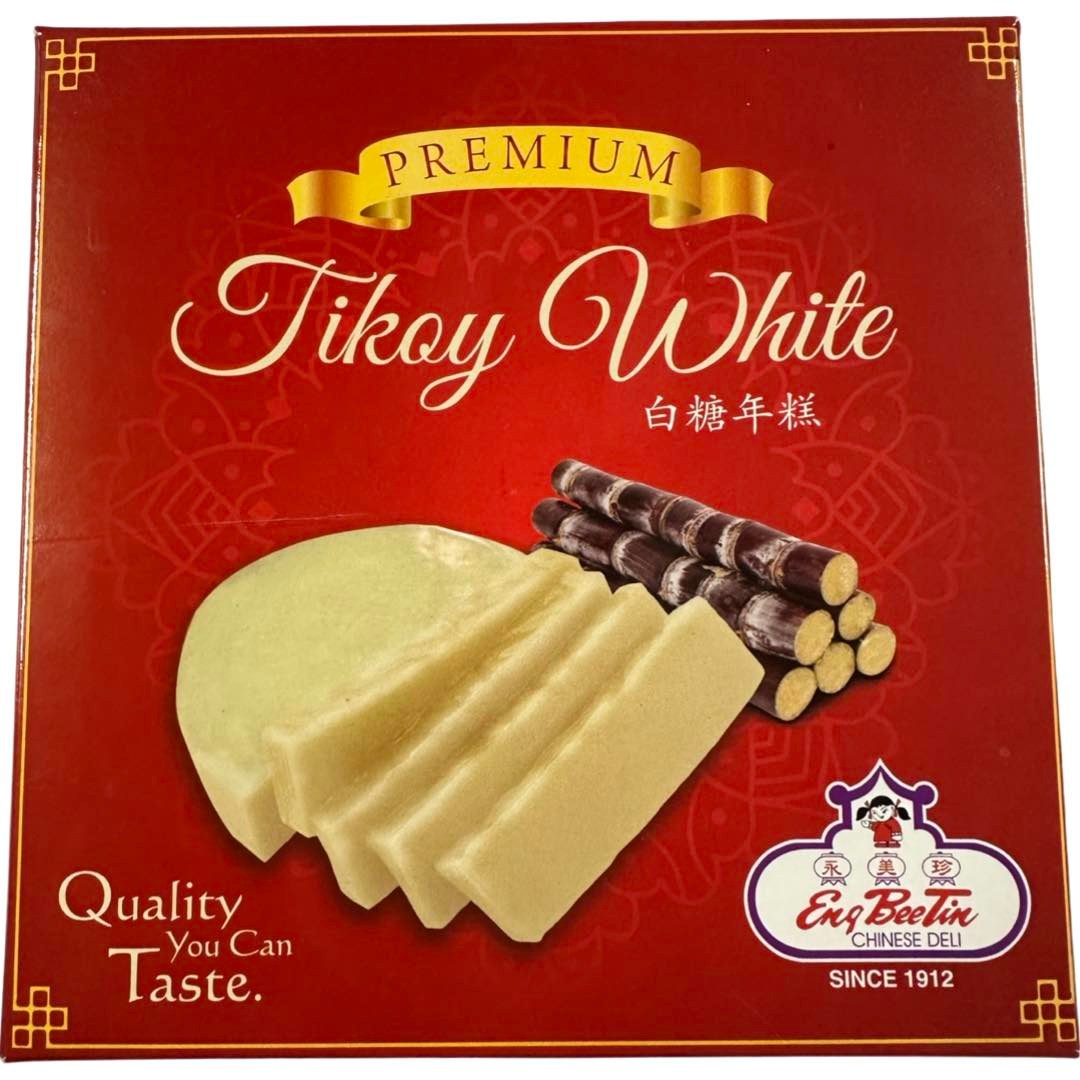 Eng Bee Tin - Tikoy - WHITE - Glutinous Rice Cake - Regular - 21.16 OZ