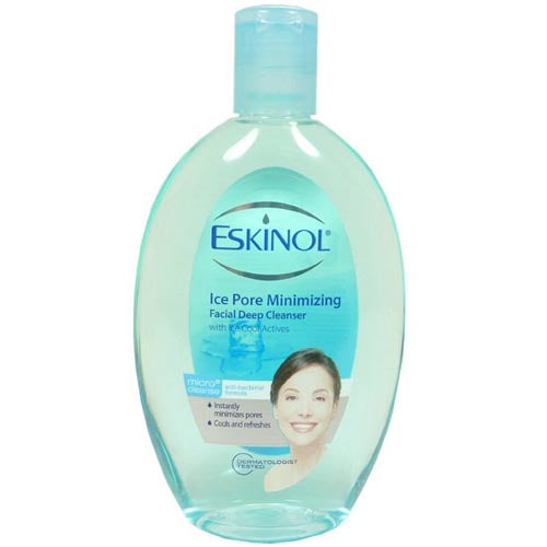 Eskinol - Ice Pore Minimizing - Facial Deep Cleanser with Ice Cool Actives - Micro Cleanse - Anti-Bacterial Formula - 225 ML