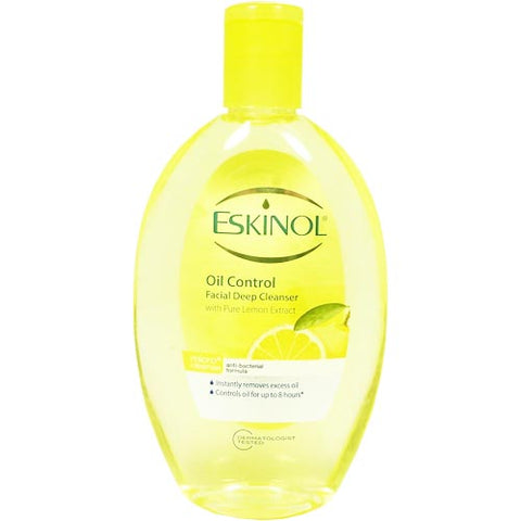 Eskinol - Oil Control - Facial Deep Cleanser with Pure Lemon Extract - Micro Cleanse - Anti-Bacterial Formula