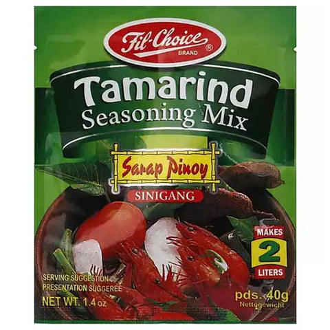 Fil-Choice Brand - Tamarind Seasoning Mix - Sarap Pinoy Sinigang - 1.4 G