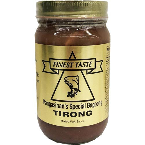 Finest Taste - Pangasinan's Special Bagoong - Tirong - Salted Fish Sauce - 16 OZ
