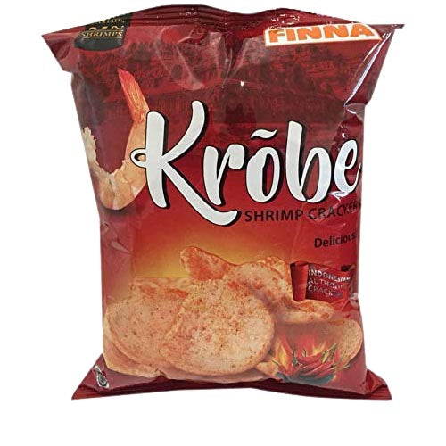 Finna - Krobe - Shrimp Crackers - Hot and Spicy - 2.5 OZ