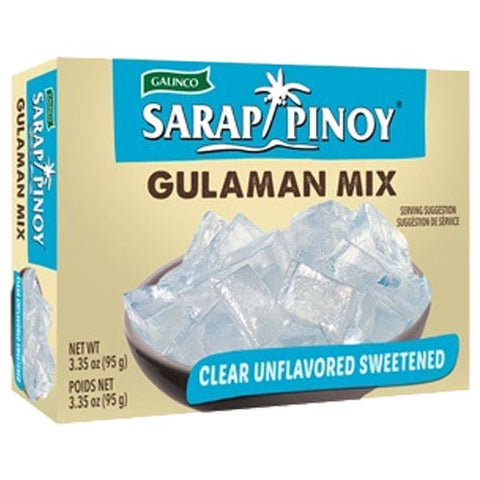 Galinco - Sarap Pinoy - Gulaman Mix - Clear Unflavored Sweetened - 95 G