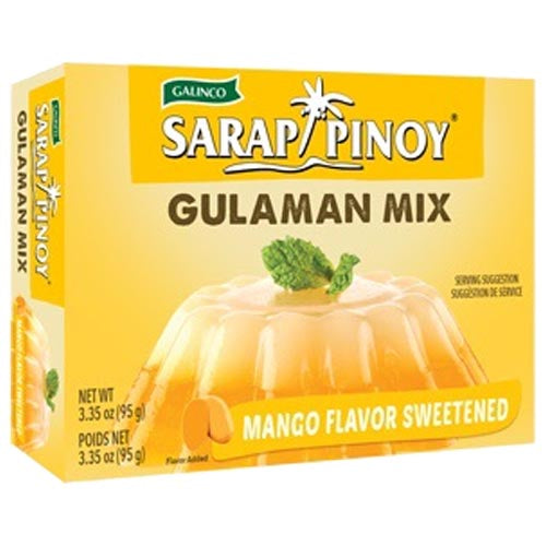 Galinco - Sarap Pinoy - Gulaman Mix - Mango Flavor Sweetened - 95 G