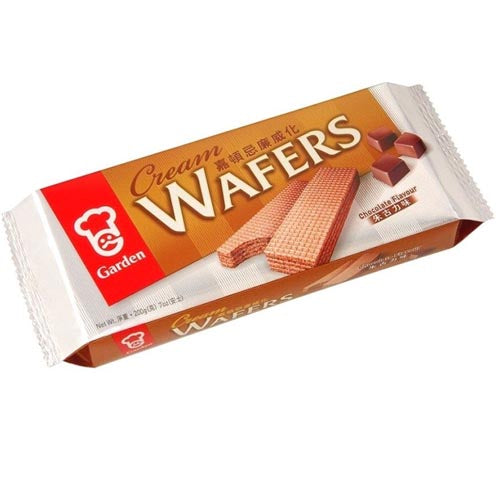Garden - Cream Wafers - Chocolate Flavour - 4 Single Pack - 200 G