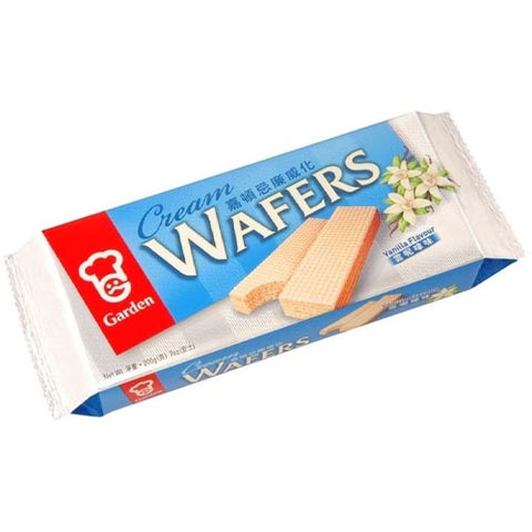 Garden - Cream Wafers - Vanilla Flavour - 4 Single Pack - 200 G