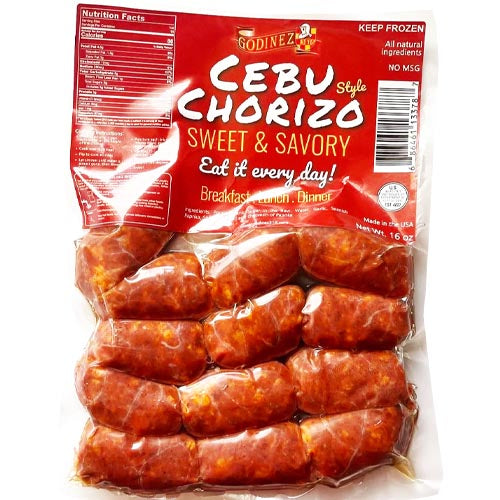 Godinez316 - Cebu Style Chorizo - Sweet and Savory - 16 OZ