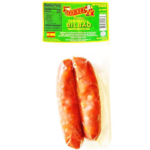 Godinez316 - Premium Chorizo De Bilbao - Spanish Style Chorizo - 5 OZ