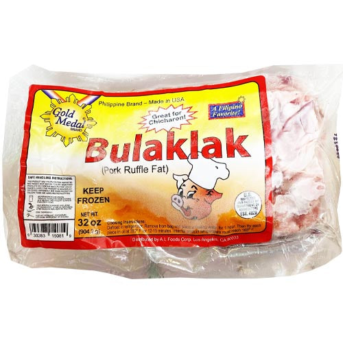 Gold Medal - Bulaklak - Pork Ruffle Fat - Great for Chicharon - 32 OZ