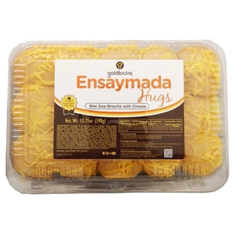 Goldilocks - Cheesy Ensaymada Hugs - Bite Size Brioche with Cheese - 15 Pieces - 13.75 OZ