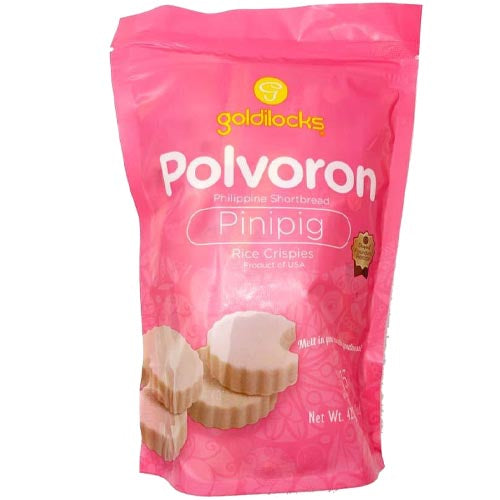 Goldilocks - Polvoron - Pinipig (Rice Crispies) - Philippine Shortbread - 15 Pieces - 420 G