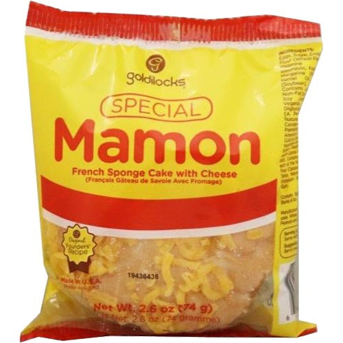 Goldilocks - Special - Mamon - French Sponge Cake with Cheese - 2.1 OZ ...