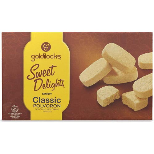 Goldilocks - Sweet Delights - Classic Polvoron - Philippine Shortbread Cookies - 12 Pieces - 10.60 OZ