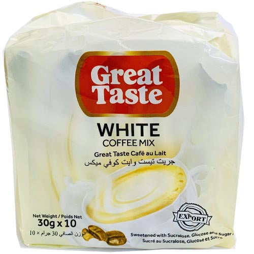 Great Taste - White Coffee Mix - 10 Pack Sachet - 30g