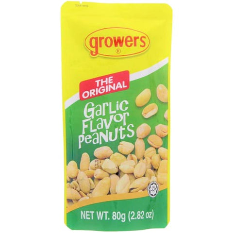Growers - The Original Garlic Flavor Peanuts (Regular) - 2.82 OZ