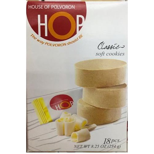 House of Polvoron - HOP - Classic - Soft Cookies - 18 Pieces - 234 G