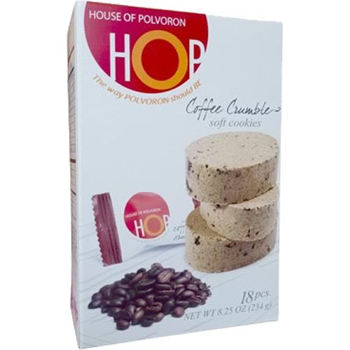 House of Polvoron - HOP - Coffee Crumble Soft Cookies - 18 Pieces - 234 G