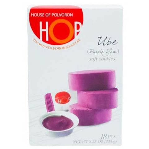 House of Polvoron - HOP - Purple Yam Powdered Milk Candies - 18 Pieces - 234 G