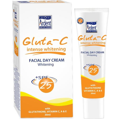 Hype Ardent Skin Care - Gluta-C - Intense - Facial Day Cream - Whitening - SPF 25 - 30 ML