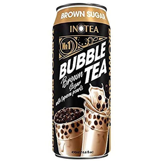Inotea - Bubble Tea Brown Sugar with Tapioca Pearls - 16.6 FL OZ