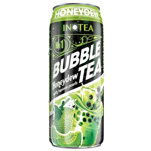 Inotea - Bubble Tea Honeydew with Tapioca Pearls - 16.6 FL OZ