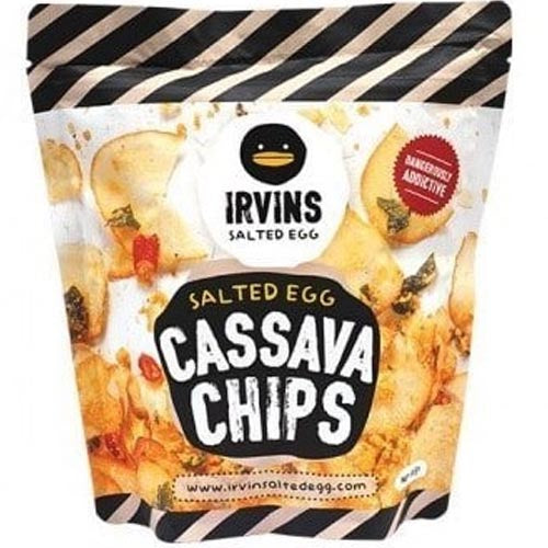 Irvins - Salted Egg - Cassava Chips (Regular) - 105 G