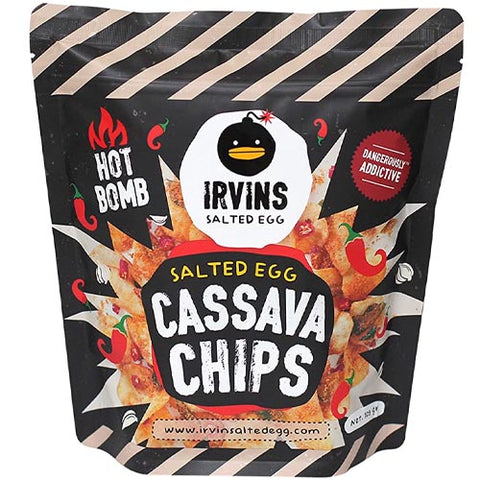 Irvins - Salted Egg - Cassava Chips (Spicy) - 105 G