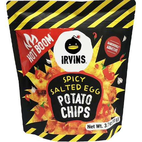 Irvins - Salted Egg - Potato Chips (Spicy) - 105 G