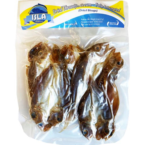 Isla Premium - Dried Salted Threadfin Bream (Bisugo) - Fully Eviscerated - 8 OZ