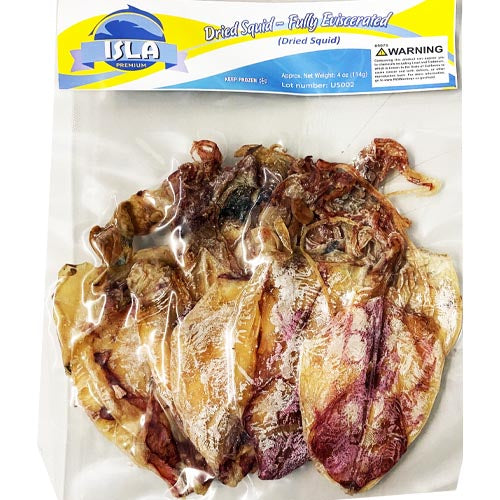 Isla Premium - Dried Squid - Fully Eviscerated - 4 OZ