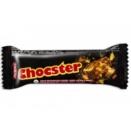 Jack 'n Jill - Chocster - Chocolate Filled with Caramel, Cereal, Nuts, and Raisins - 35 G